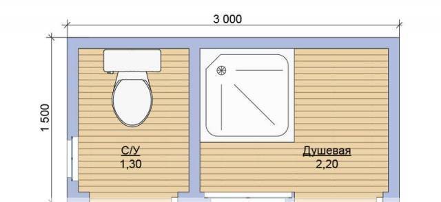 Душ-туалет для дачи деревянный своими руками