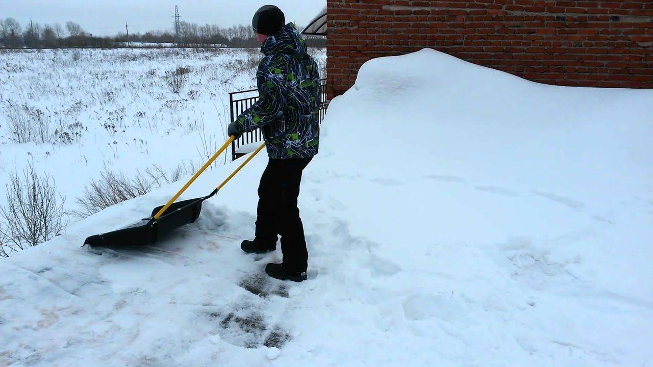 Как сделать лопату для уборки снега своими руками