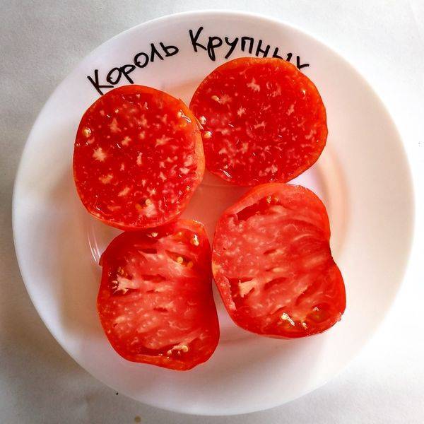 Основные характеристики перспективного гибридного сорта томатов «король королей»