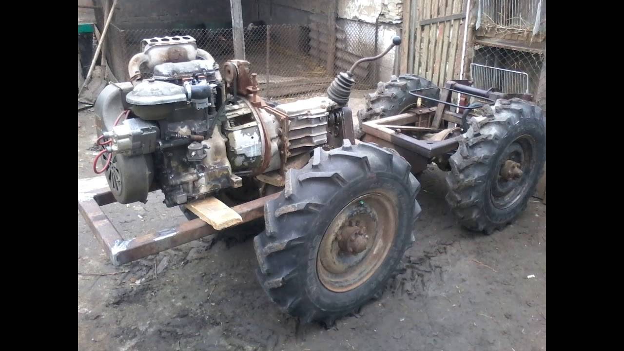 Изготовление мини-трактора 4х4 своими руками