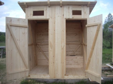 Туалет на даче своими руками:  как построить, чертежи и размеры