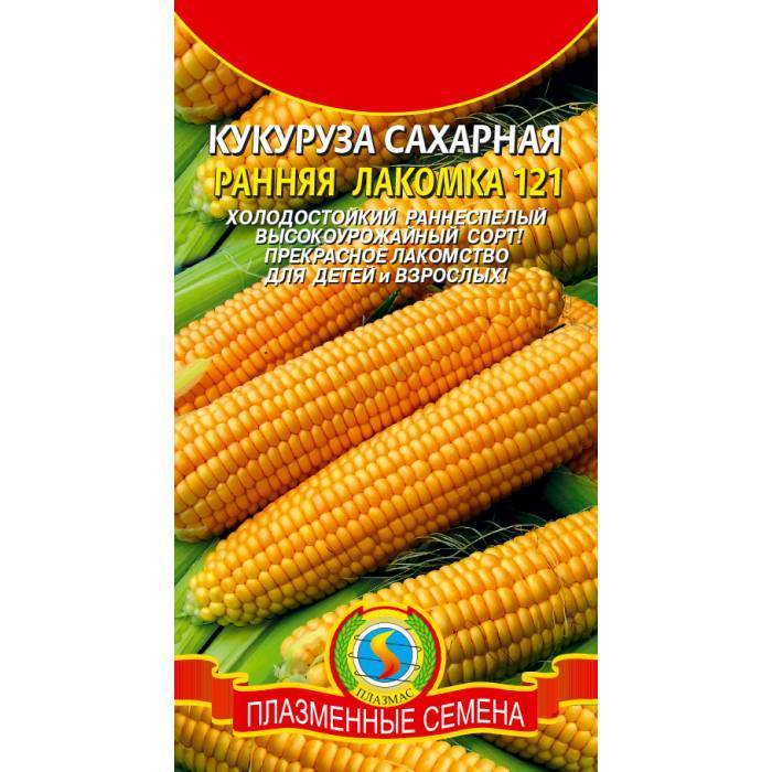 Сорт кукурузы ранняя Лакомка 121