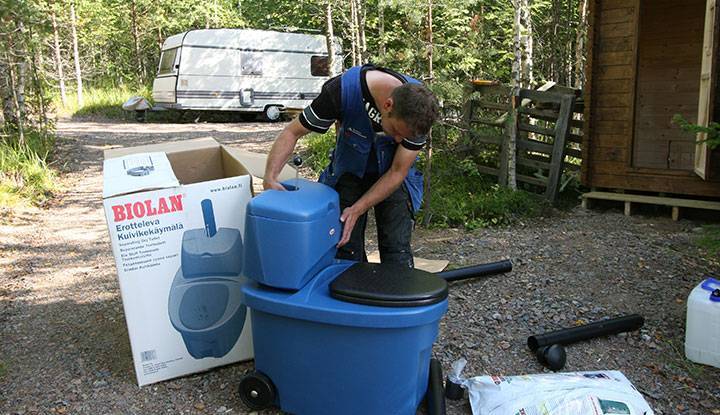Финский торфяной туалет для дачи: компостный, виды и производители