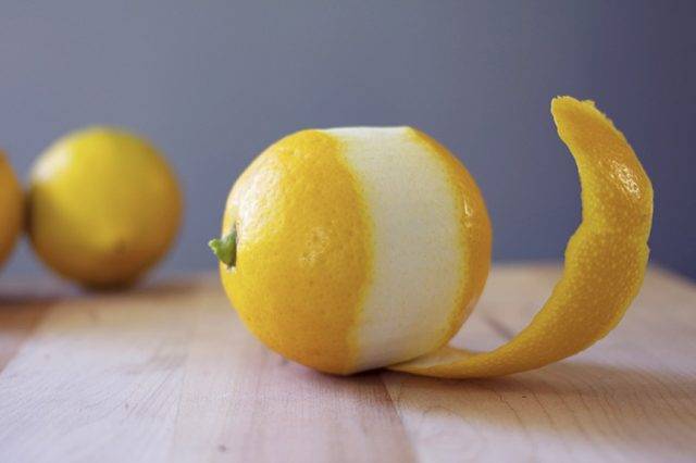 Как сделать цедру лимона
