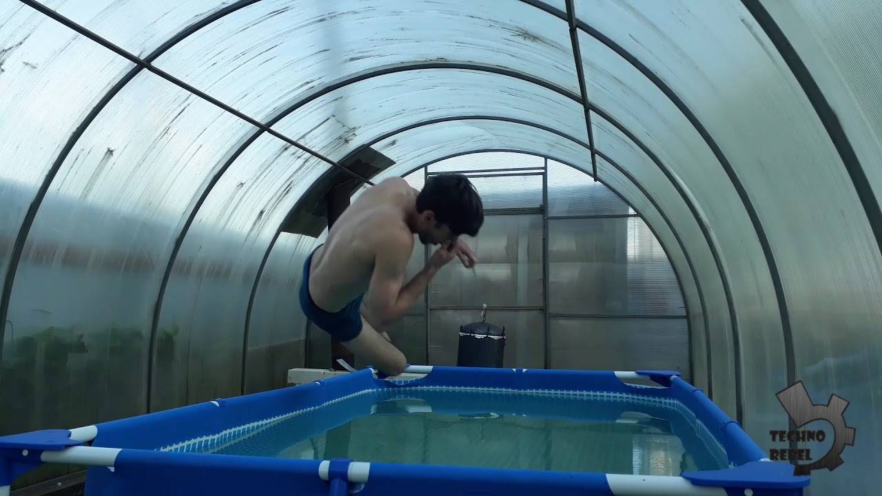 Как сделать бассейн в теплице из поликарбоната?