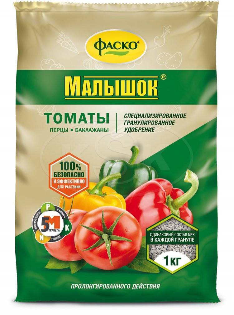 Применение удобрений для томатов: малышок, красный великан, маг бор и других