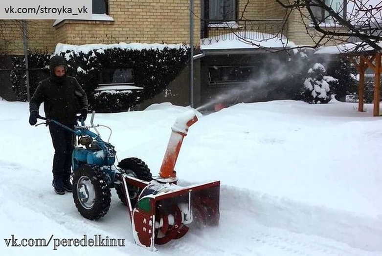Снегоуборочная машина своими руками: функциональная техника из простых инструментов