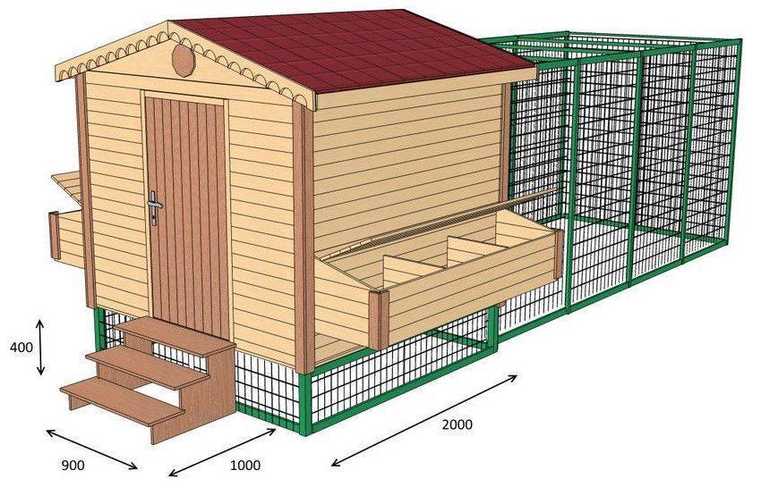 Летний курятник (38 фото): чертежи сарая с размерами на 5, 10 и 20 кур и правила устройства  своими руками, как построить сооружение на даче летом