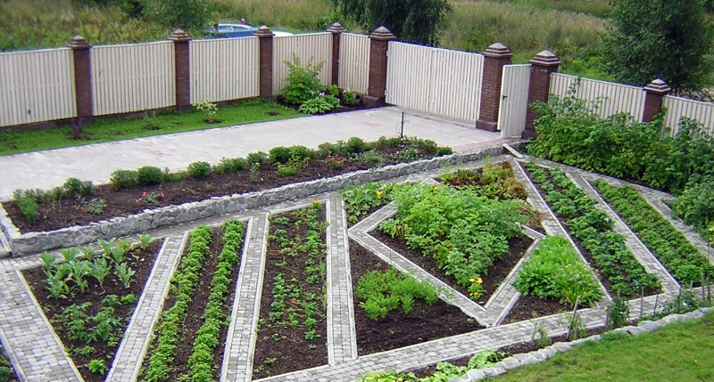 Как украсить огород своими руками: креативное оформление и разбивка на зоны (53 фото + видео)