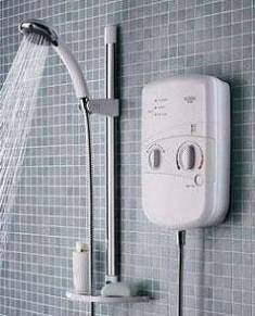 Проточный водонагреватель электрический на душ для дачи 