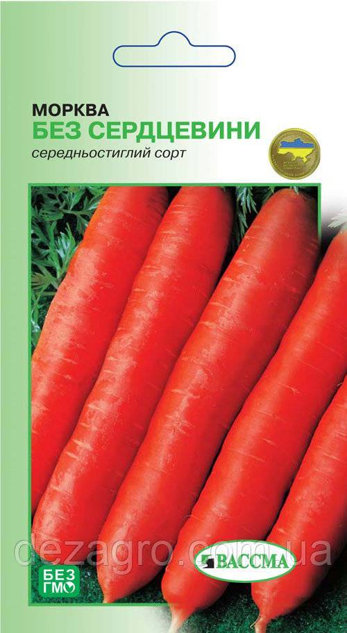 Сорта моркови без сердцевины для хранения