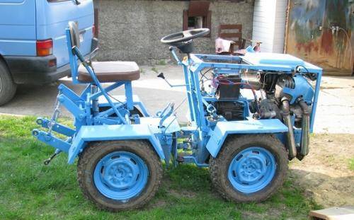 Изготовление мини-трактора своими руками