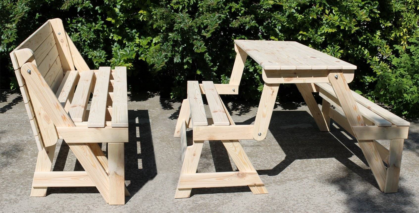 Как сделать стол-скамейку трансформер своими руками: чертежи и варианты дизайна - стильный и современный дизайн интерьера для вас
