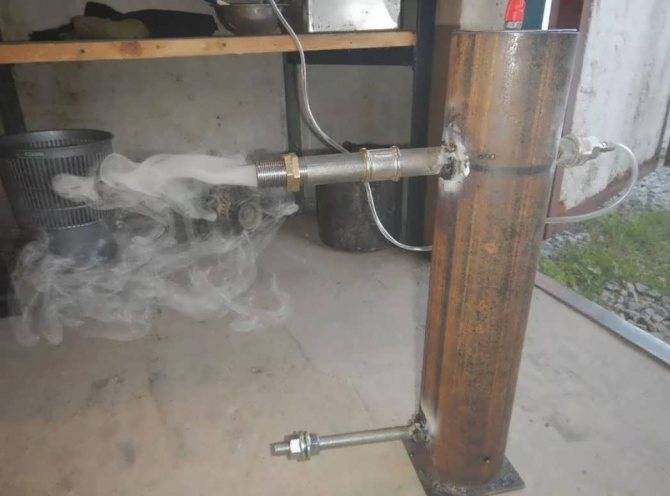 Как сделать коптильню холодного копчения с дымогенератором